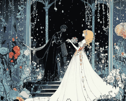 Kay Nielsen Couple Wedding Diamond Painting