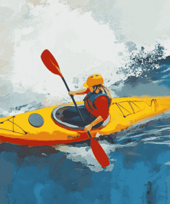 Kayaking Adventure Animation Diamond Painting