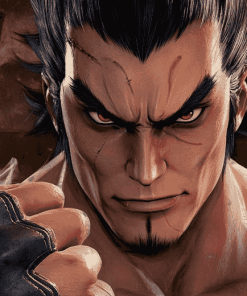 Kazuya Mishima Tekken Animation Diamond Painting