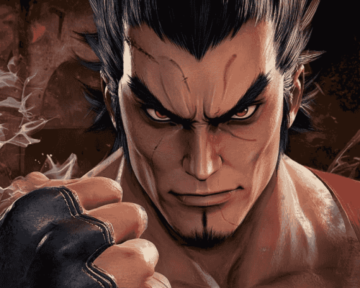 Kazuya Mishima Tekken Animation Diamond Painting