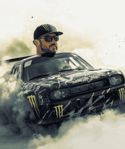 Ken Block Racing Legend Diamond Painting