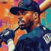 Ken Griffey Jr Pop Art Diamond Painting