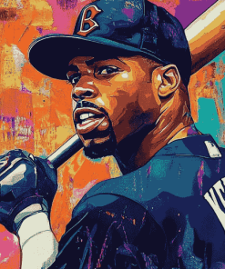 Ken Griffey Jr Pop Art Diamond Painting