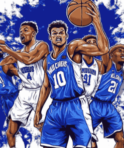 Kentucky Wildcats Basketball Icons Diamond Painting