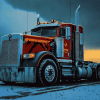 Kenworth Semi Trucks Diamond Painting