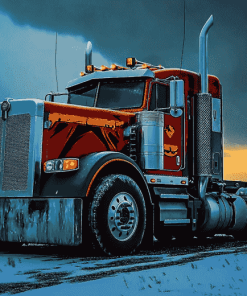 Kenworth Semi Trucks Diamond Painting