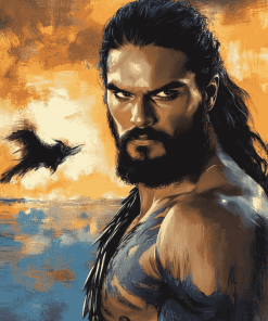 Khal Drago Jason Momoa Diamond Painting