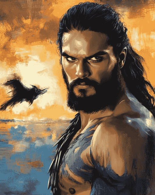 Khal Drago Jason Momoa Diamond Painting