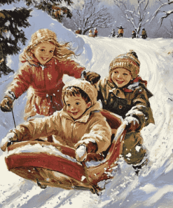 Kids Winter Fun Diamond Painting