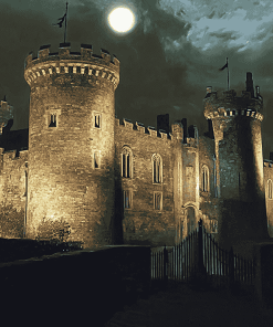 Kilkenny Castle Nightscape Diamond Painting