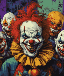 Killer Clowns Animation Diamond Painting