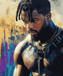 Killmonger Black Panther Diamond Painting