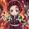 Kimetsu No Yaiba Chibi Anime Diamond Painting