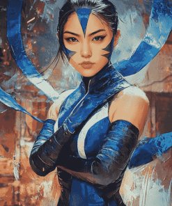 Kitana Anime Diamond Painting