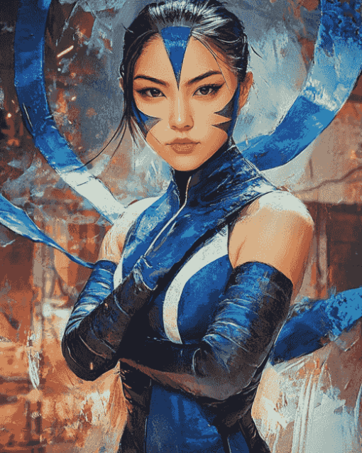 Kitana Anime Diamond Painting