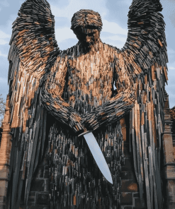 Knife Angel British Icon Diamond Painting