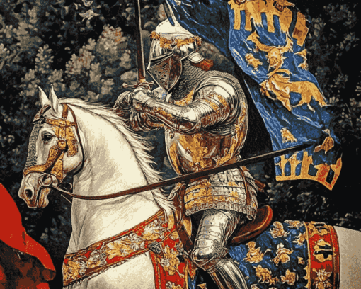 Knights Jousting Warriors Diamond Painting