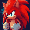 Knuckles The Echidna Animation Diamond Painting