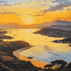 Knysna Beaches Sunset Diamond Painting