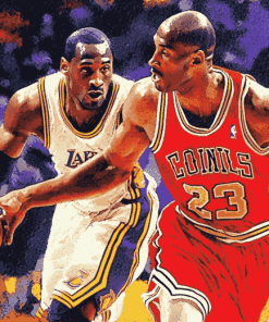 Kobe Jordan Legendary Sports Diamond Painting