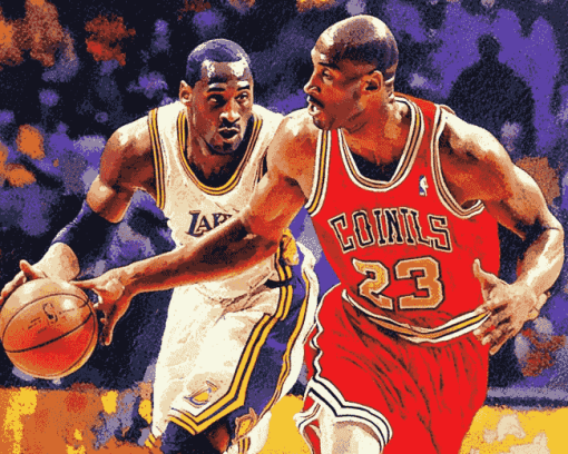 Kobe Jordan Legendary Sports Diamond Painting