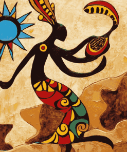 Kokopelli Musician Art Diamond Painting