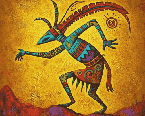 Kokopelli Musician Diamond Painting