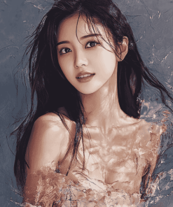 Korean Actress Lu Celebrity Diamond Painting