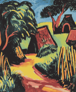 Kornpuppen Pechstein Landscape Diamond Painting