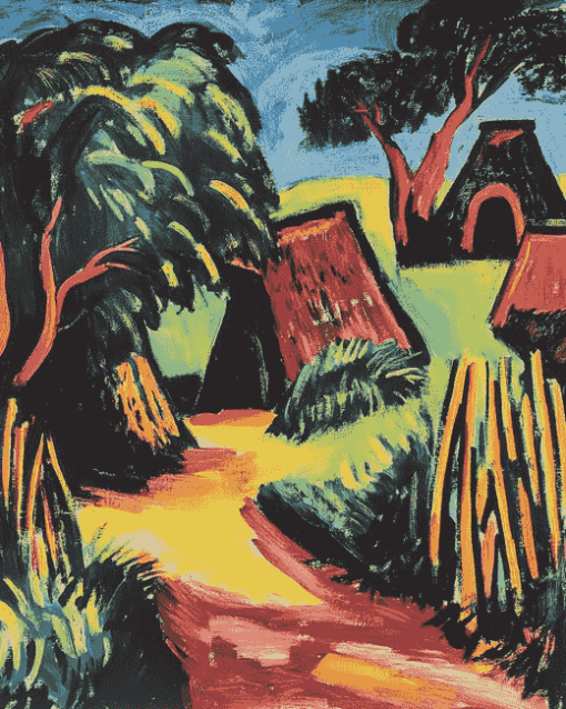 Kornpuppen Pechstein Landscape Diamond Painting