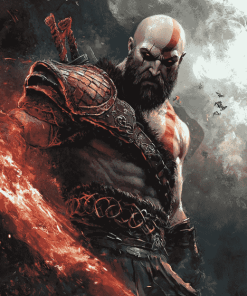 Kratos Mythology Diamond Painting