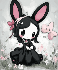 Kuromi and My Melody Anime Diamond Painting