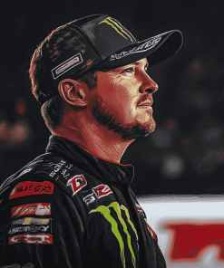 Kurt Busch Racing Legend Diamond Painting