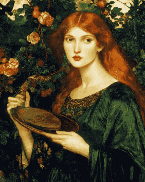 La Ghirlandata Rossetti Vintage Diamond Painting