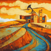 La Mancha Colorful Landscapes Diamond Painting