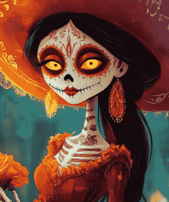 La Muerte Animation Diamond Painting