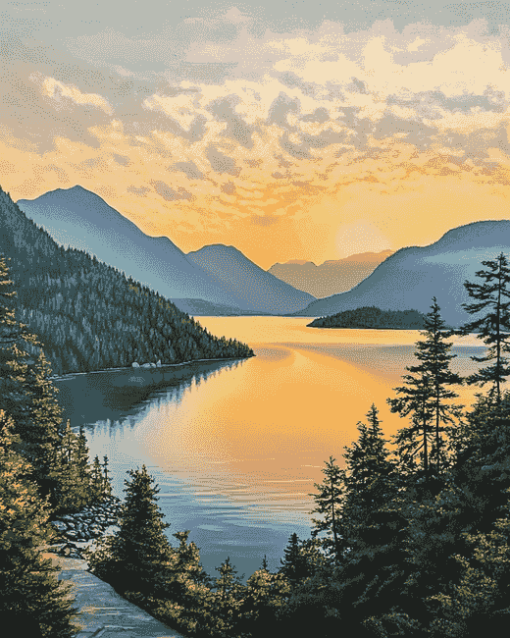 Lake Burton Scenic Views Diamond Painting