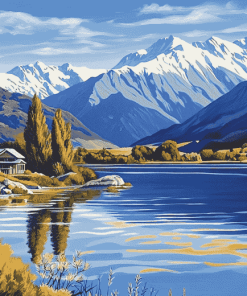 Lake Wanaka National Park Diamond Painting