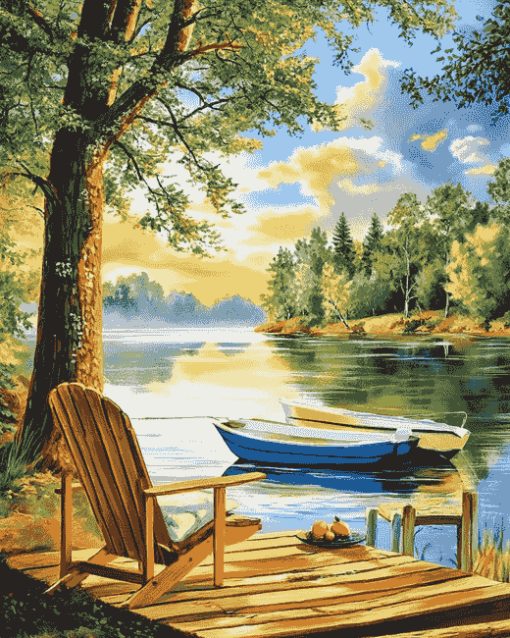 Lakeside Serenity Diamond Painting