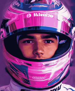 Lance Stroll Racing Legend Diamond Painting