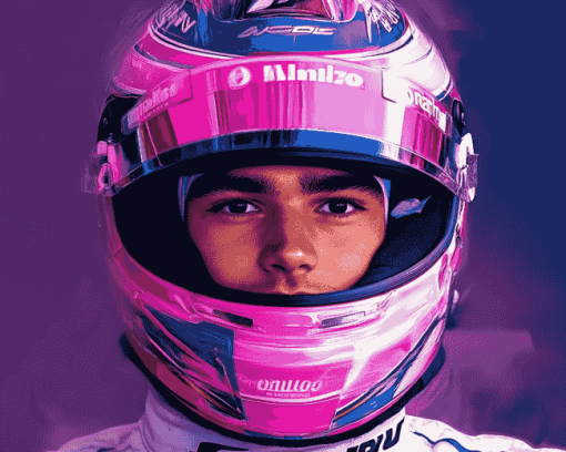 Lance Stroll Racing Legend Diamond Painting