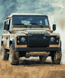 Land Rover Fancy Car Diamond Painting