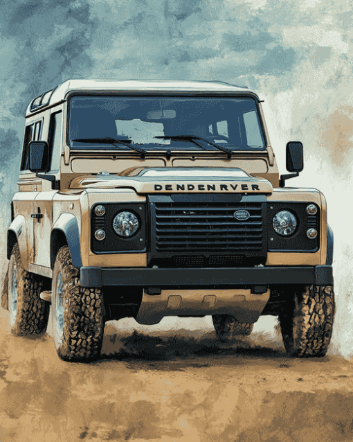 Land Rover Fancy Car Diamond Painting