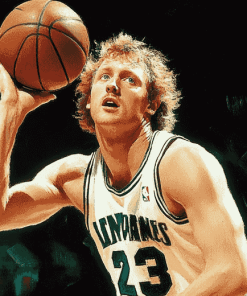 Larry Bird Basketball Icon Diamond Painting