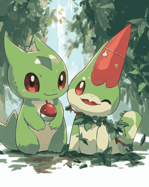 Larvitar Chimecho Pokemon Diamond Painting