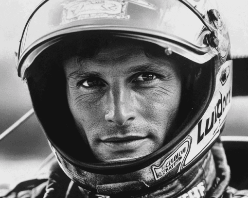 Lauda Iconic Black And White Diamond Painting