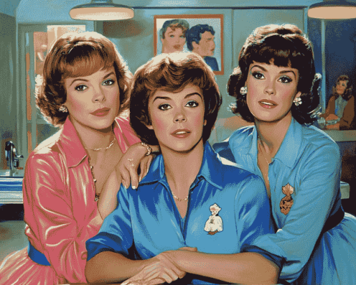 Laverne And Shirley TV Series Diamond Painting