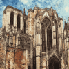 Le Mans Cathedral Diamond Painting