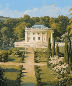 Le Petit Trianon Gardens Diamond Painting