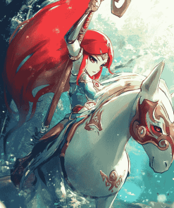 Legend of Zelda Mipha Fantasy Diamond Painting